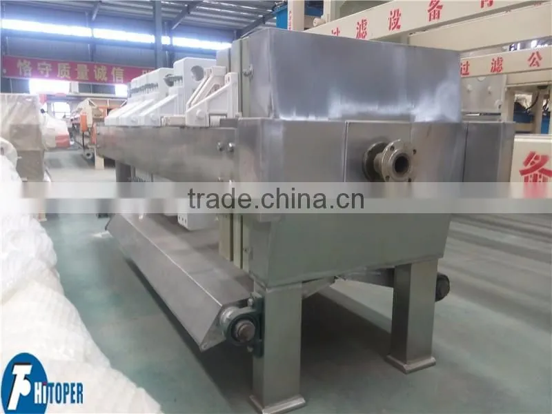 food industry filtration machinery, food grade filter press, stainless steel filter press