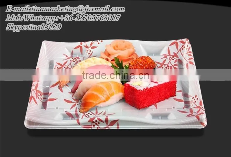 Eco-Friendly Feature Plastic Material Food Sushi Packaging Box,Plastic Sushi Container,Plastic Sushi Take Away Display Tray