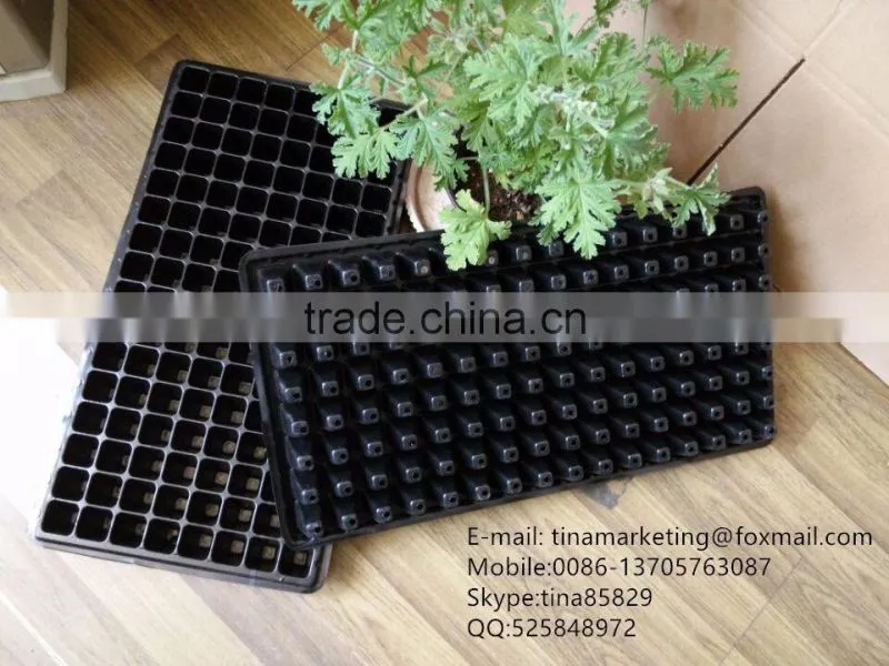 Pots Type and PS Plastic Type Plant Nursery Seedling Tray, Size 540*280*45mm