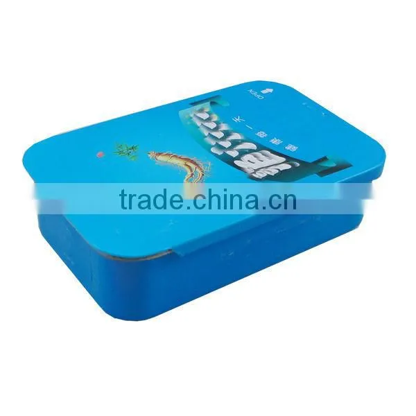 rectangular gift tin candy can