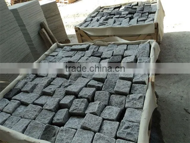 G654 Grey Granite Cubestone