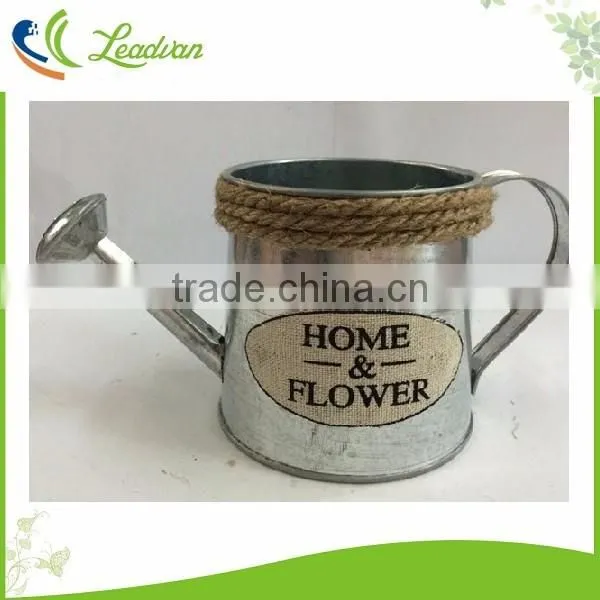 Cheap price large metal material watering cans in bulk for garden decoration