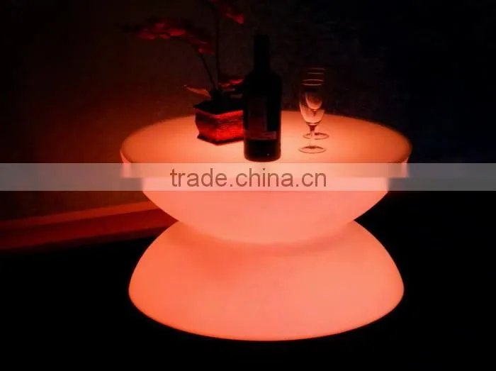 LED plastic rechargeable table furniture