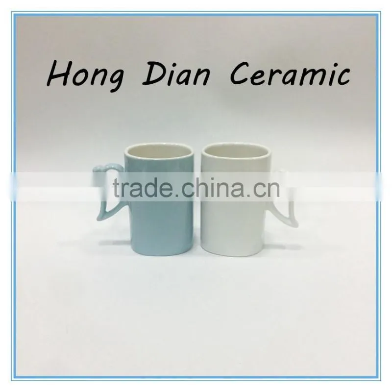 Chaozhou factory,sublimation ceramic beer mug made in China