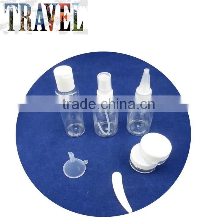 Cheap promotional bathroom tsa travel bottle kit travel bottle set