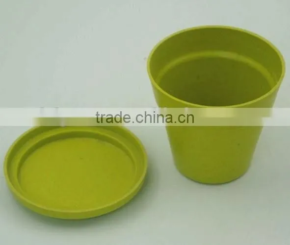High Quality Bamboo Fiber Garden Pot,100% biodegradable