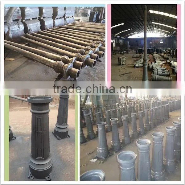 Alibaba Trade assurance cast iron lighting column decorative lighting pole