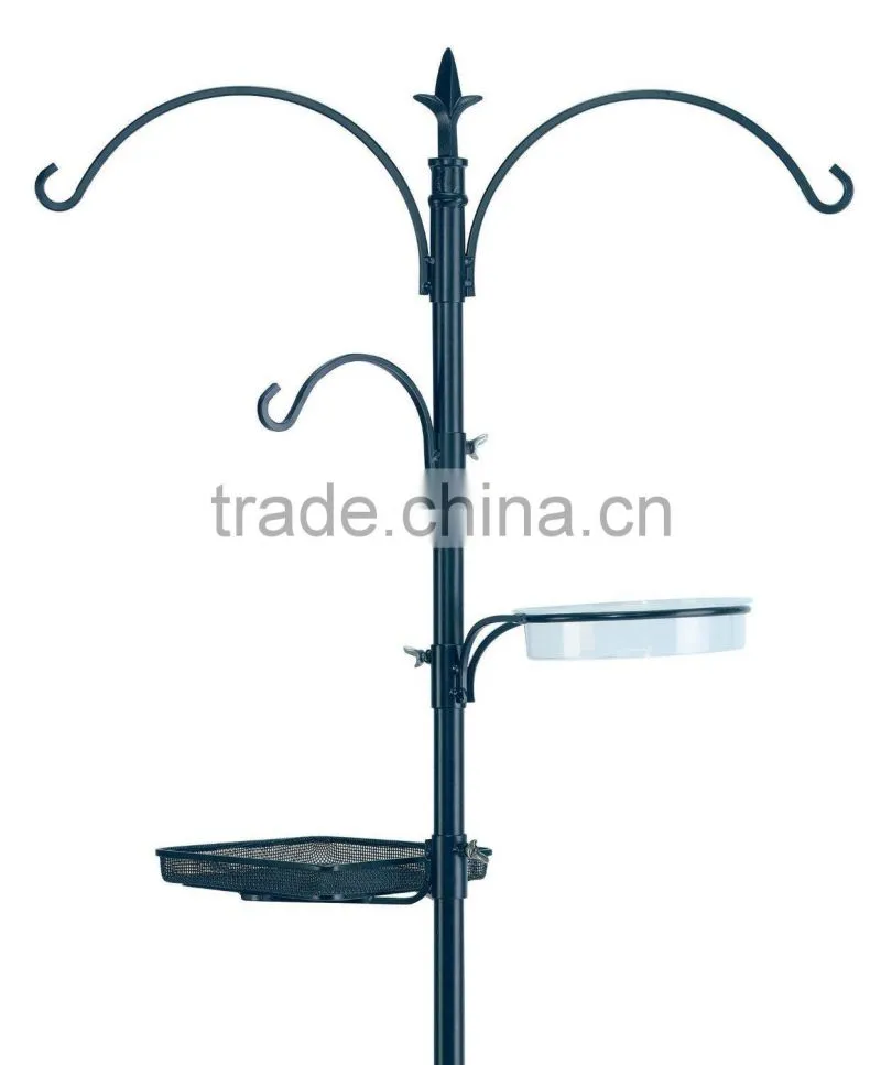 Hot sale new design wrought iron bird feeding kit