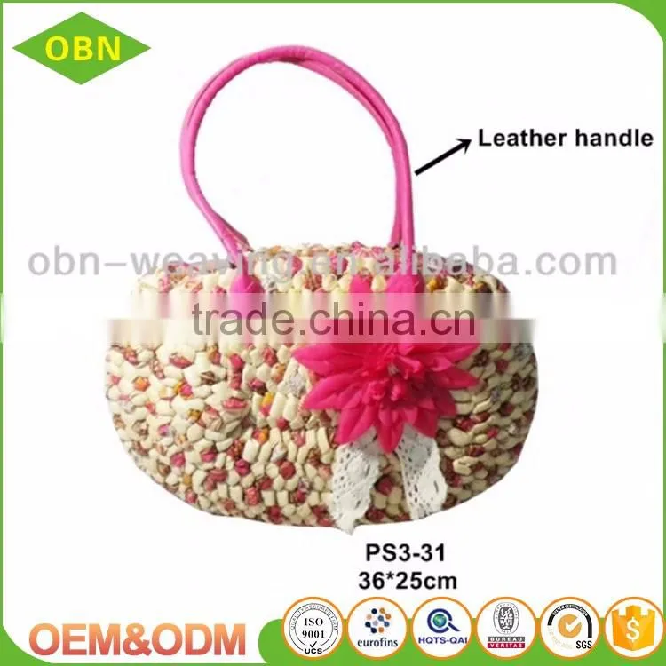 Latest design suit to ladies tote bag cheap hand-woven nature straw beach bag basket bag