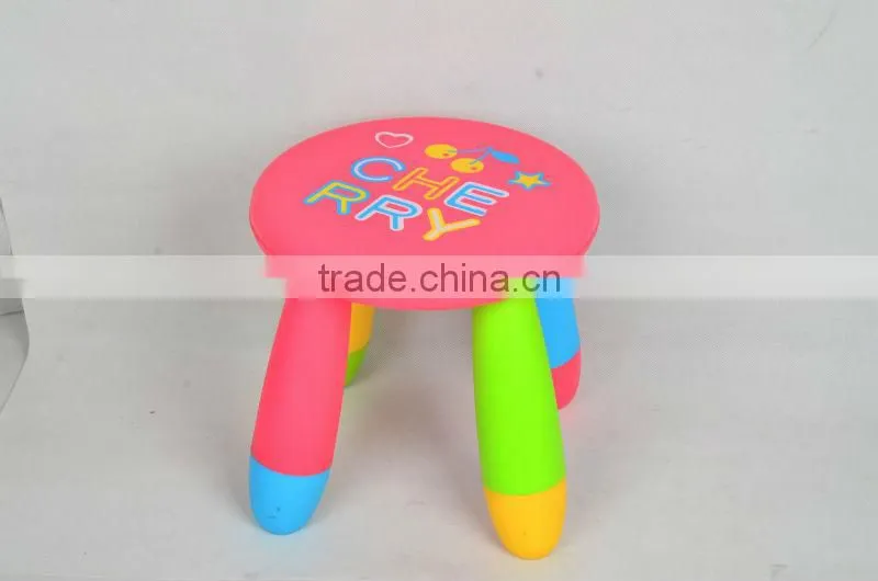 durable kids plastic step stool/children plastic step stool with any color