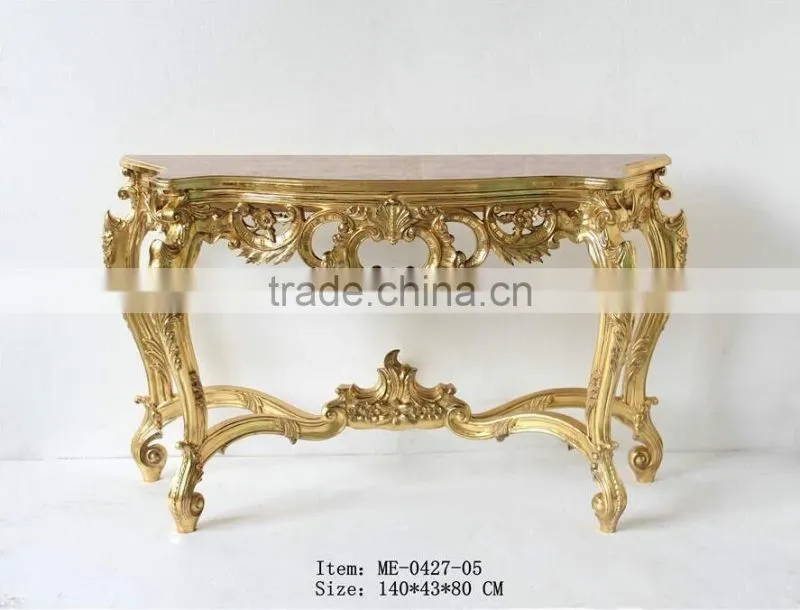 Living Room Furniture Set Italian Design Console Table With Framed Mirror