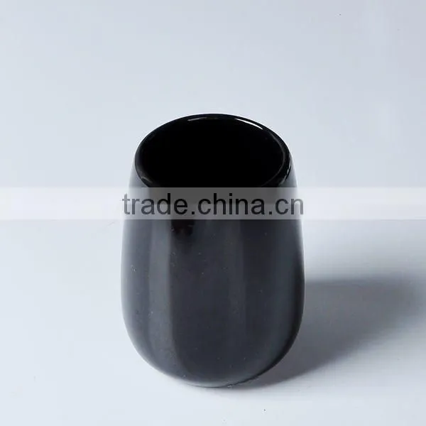 Black bath and accessories