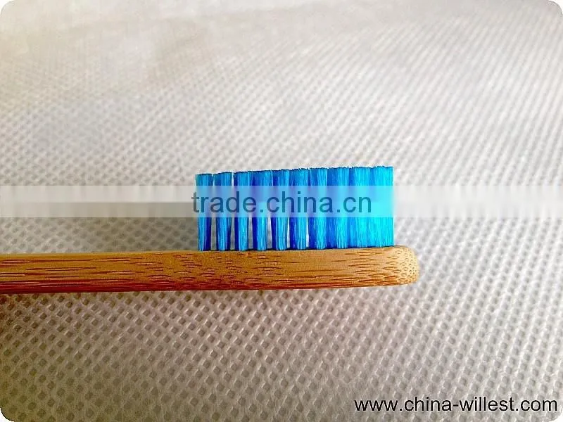 home use bamboo tooth brush, toothbrush with bamboo handle