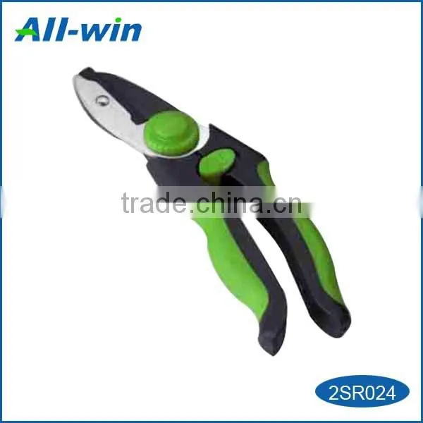 metal garden pruning shear for cutting twigs