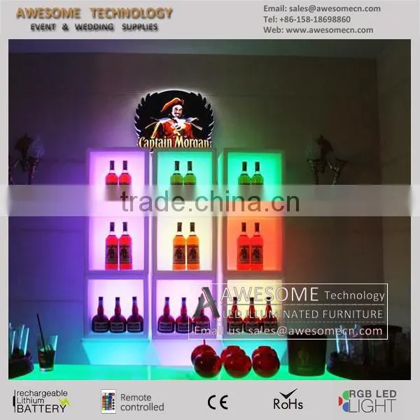 battery powered waterproof night club ice cooler / glow cooler for party