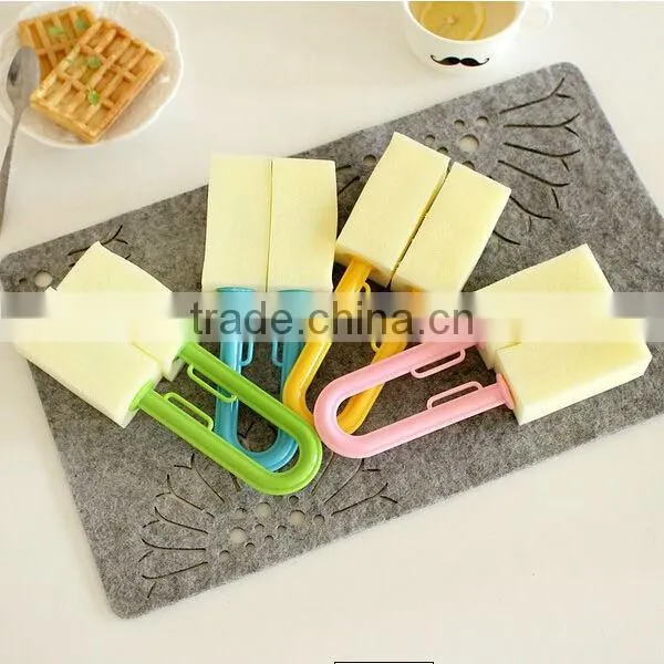 Multifunctional sponge Cup/Bottle Brush and kitchen cleaning Brush