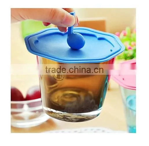 Creative Music operator Silicone Watertight Cup Mug Lid Cover