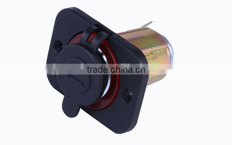 Portable car charger ,h0tmd 12v male car cigarette lighter plug on off switch for sale