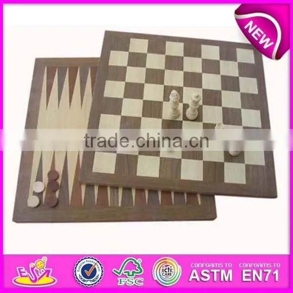 2015 wood backgammon set in box,MDF backgammon travel game for aduit,backgammon set with high quality WJ277091