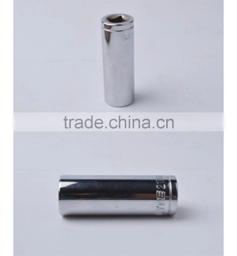 12.5mm hex long sleeve CR-V ,Anti-corrosion 1/2" long sleeve,Industrial and Auto Repairing socket set long sleeve