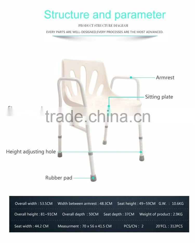 Topmedi health care product toilet chairs