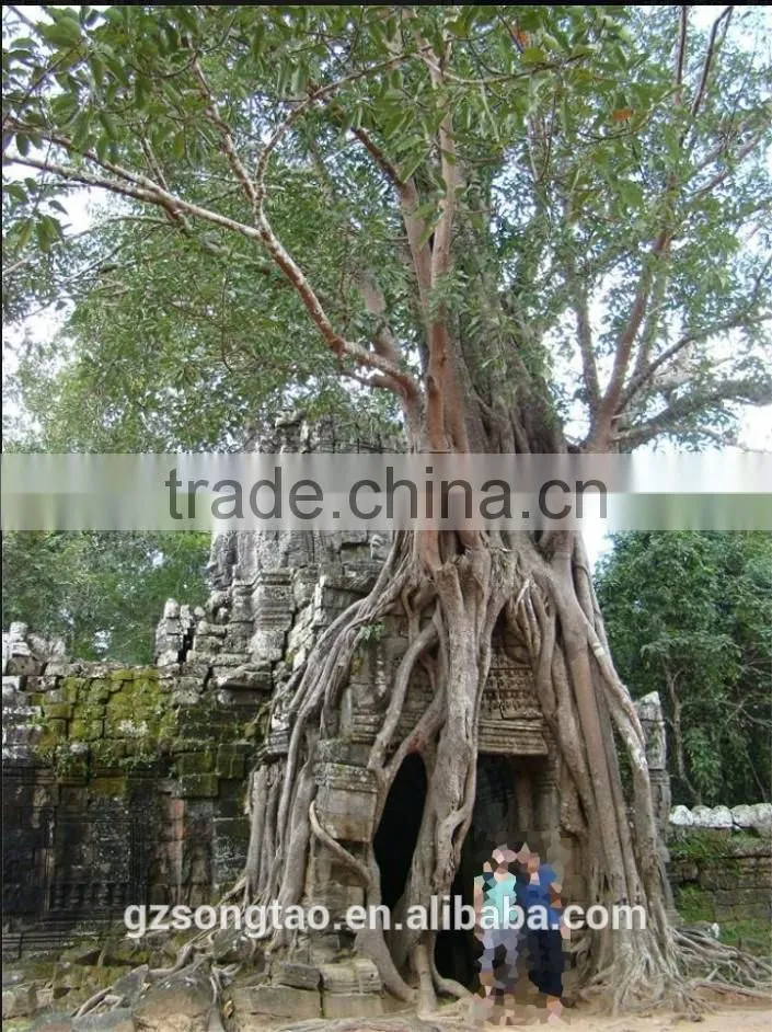 2016 popular wooden tree house/ artificial biggest banyan tree decoration