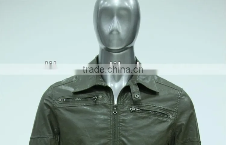 2014 new made in china leather jacket