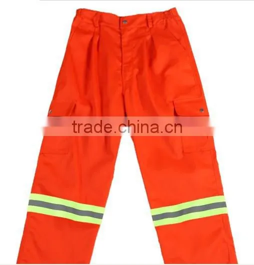 EN11612 hi vis two pieces cotton best quality safety flame resistant firefighting protective suit jackets and pants