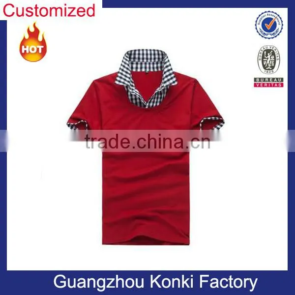 custom made embroidered logo high quality polo shirt