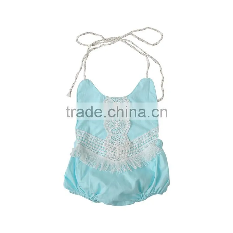 2017 Summer baby girls boutique clothing wholesale baby girl romper