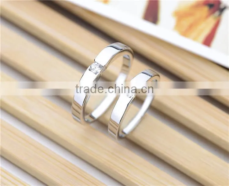 Last Fashion CZ Diamond Couple Rings