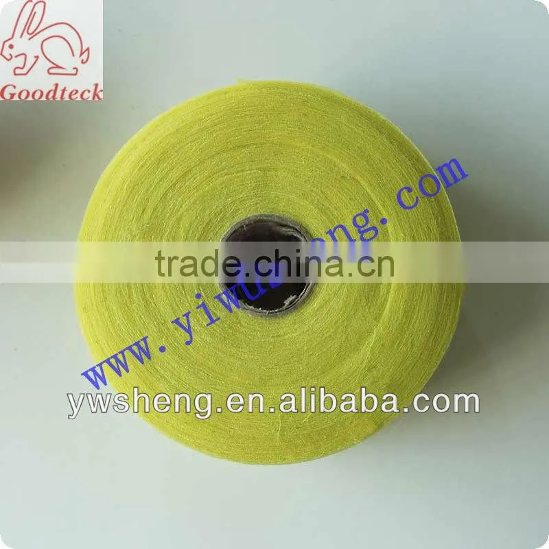 Soft yellow nylon tulle roll for skirt