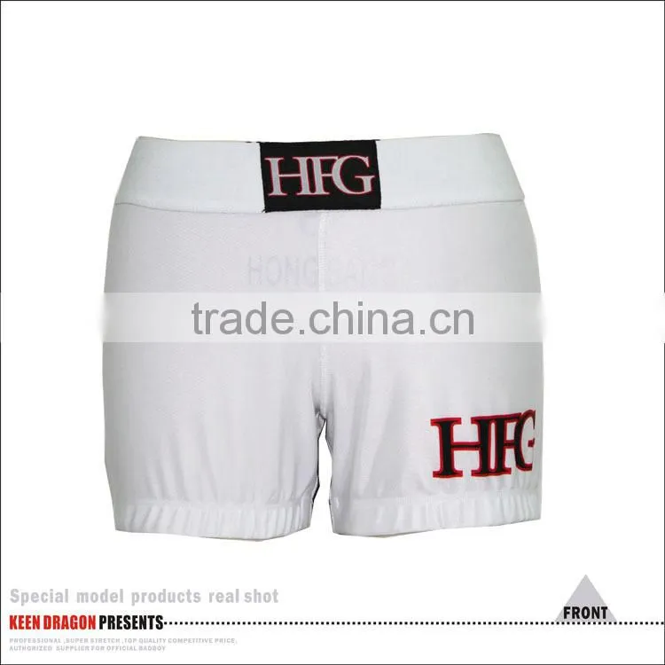 women wholesale athletic shorts women wear booty boxing short four-way stretch fabric mma wear