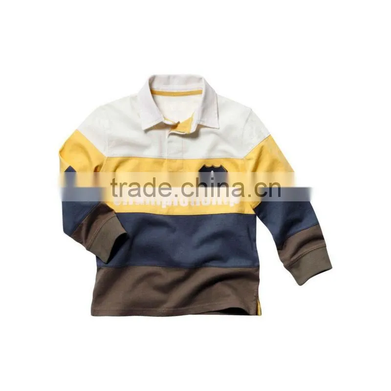 Cut & sew rugby polo for Boys