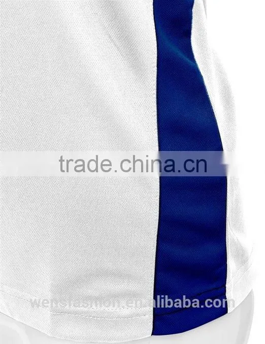100% Polyester Dry Fit Bowling Polo T-shirt White