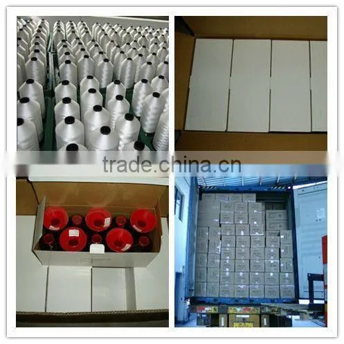 High Tenacity Polyester Raw White Sewing Thread