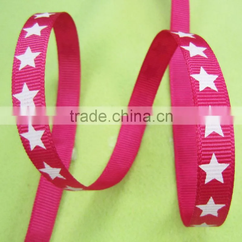 printed grosgrain decorative ribbon