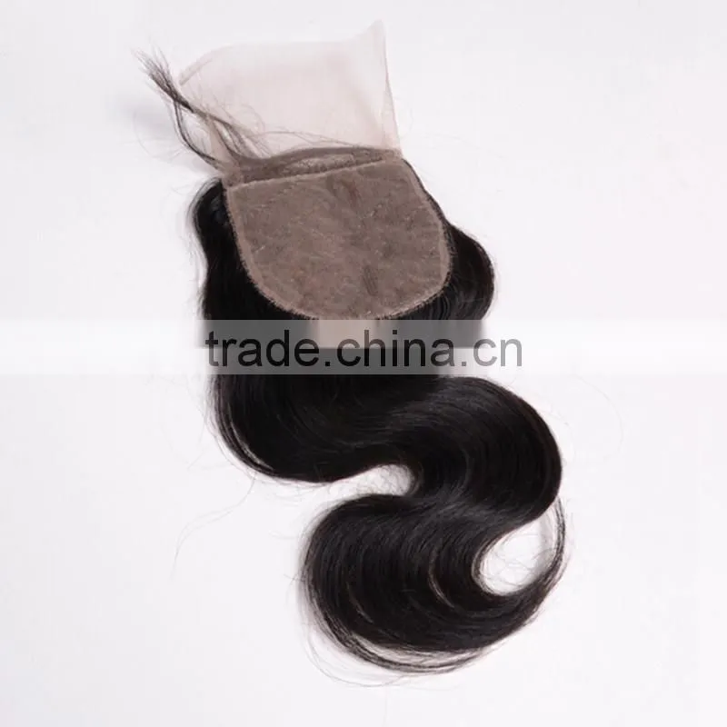 7A Cambodian Virgin Hair Body Wave Lace Closure 4*4 Wavy Hair Closure 12"-20"