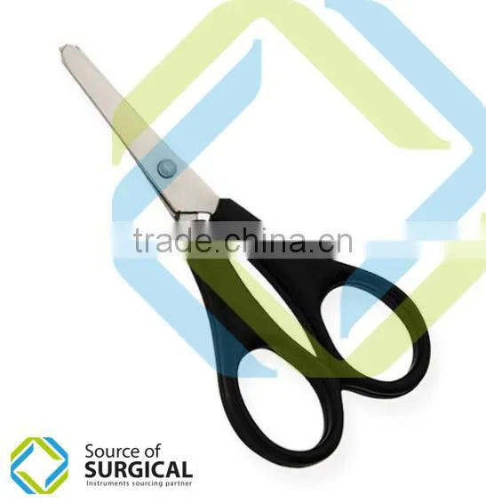 rubber plastic handle scissors for Office Use B-PHS-38