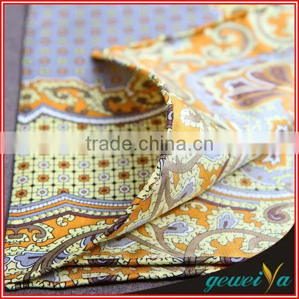 Custom Luxury Printed Pocket Silk Suit Handkerchief