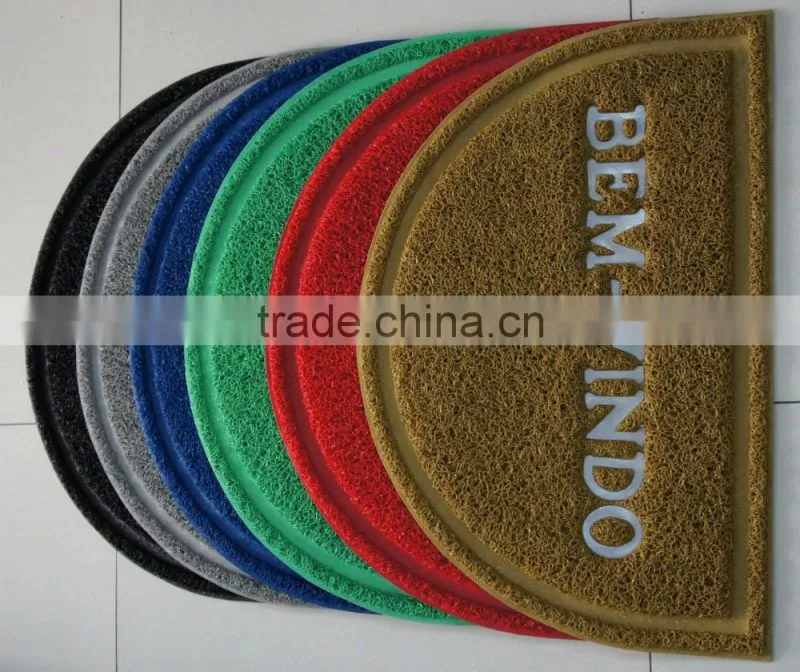 New product Nice Design pvc print carpet floor door mat