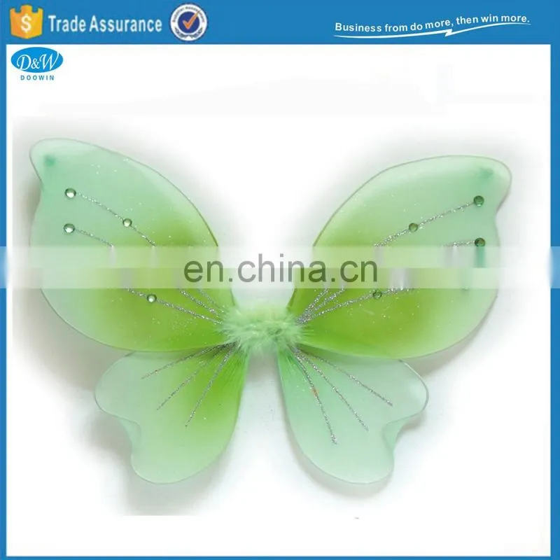 Green Color Fairy Wings for Carnival Party Dresses