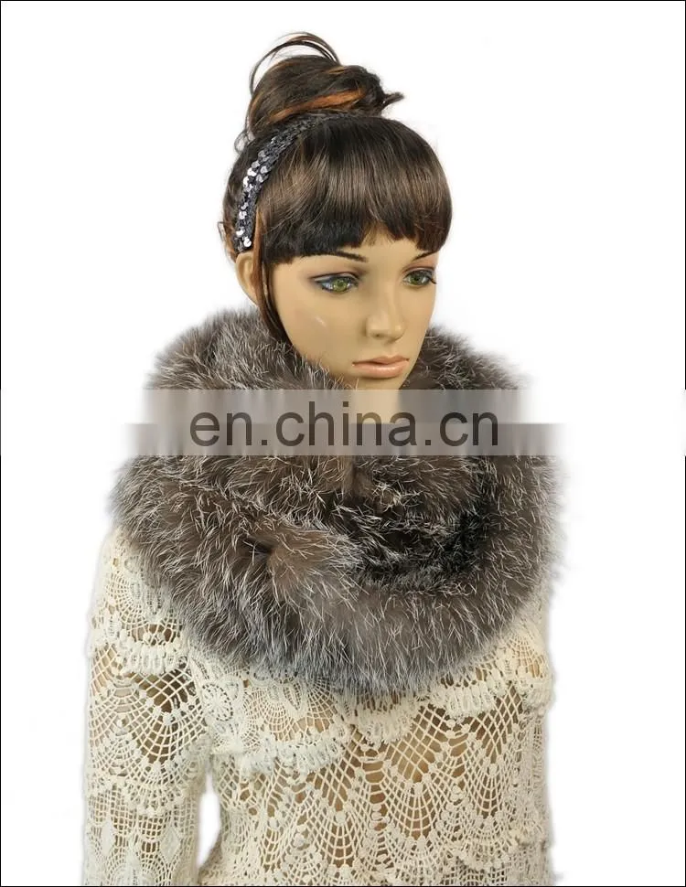 Factory Sale 2015 Fashion Multifunction Real Mink Fur Amazing Scarf