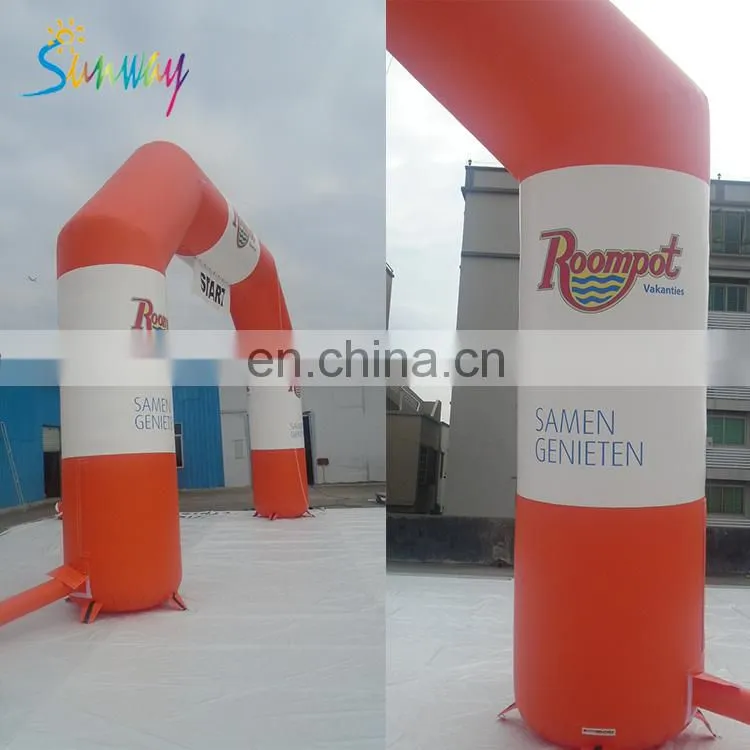 Hot sale inflatable advertising arch, inflatable finish line for events