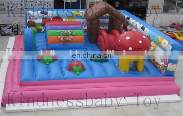 Kids inflatable fruit funcity / giant inflatable promotion fruit