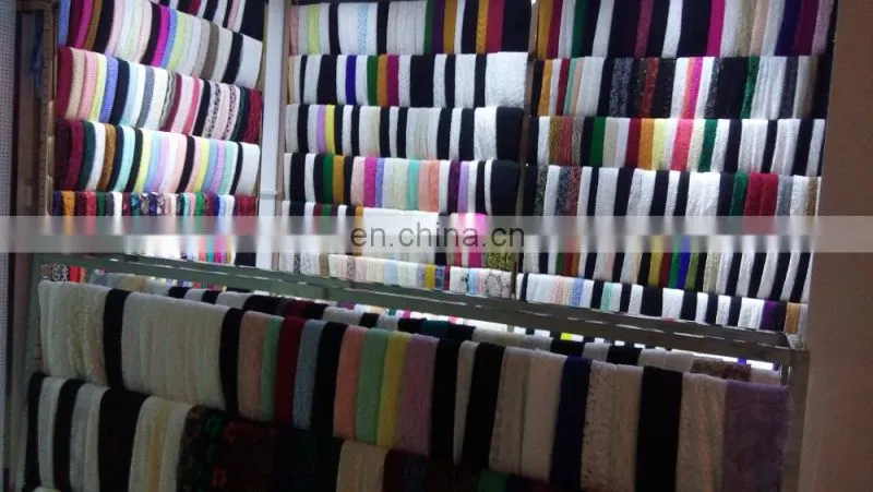Polyester Embroidery Knit Tull Mesh Fabric