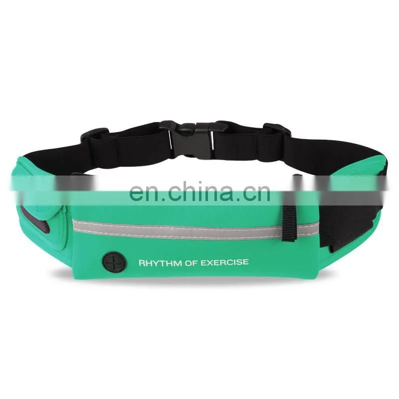 Outdoor Waterproof Reflective Elastic Sport Waist Bag