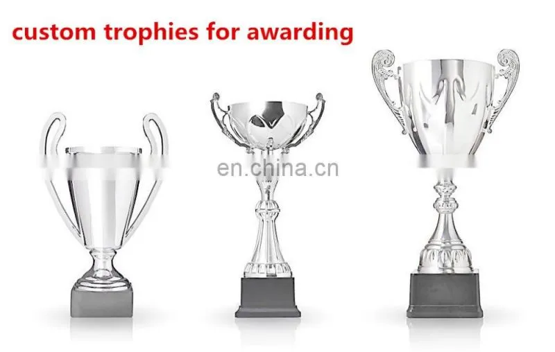 On sell Gold sports metal trophies awards with plastic base