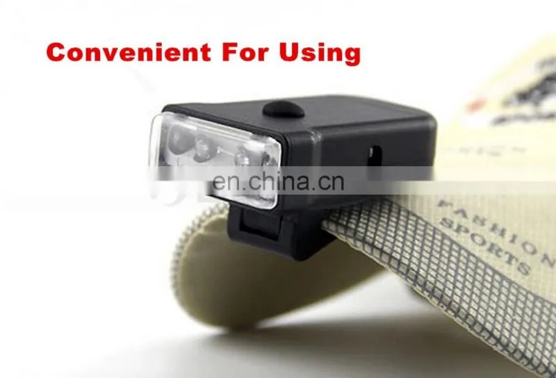 360 Degree 4 LED Adjustable Rechargeable Fishing Hunting Handsfree Clip Cap Light