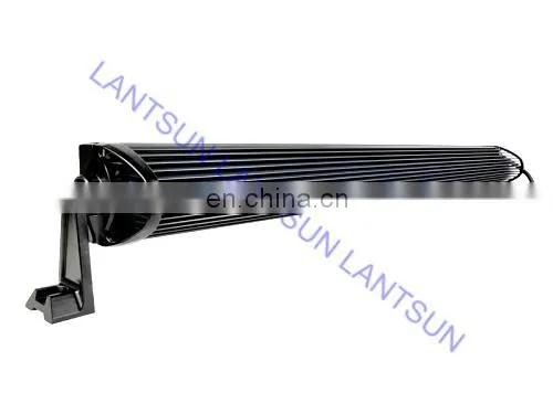 super bright led lighting bar for trucks 14" light bar with deutsh connector 72w spot flood combo beam